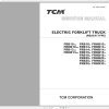 TCM Electronic Forklift Truck FRB10 8 to FRHB30 8 Service Manual SEB 7A0AE 1