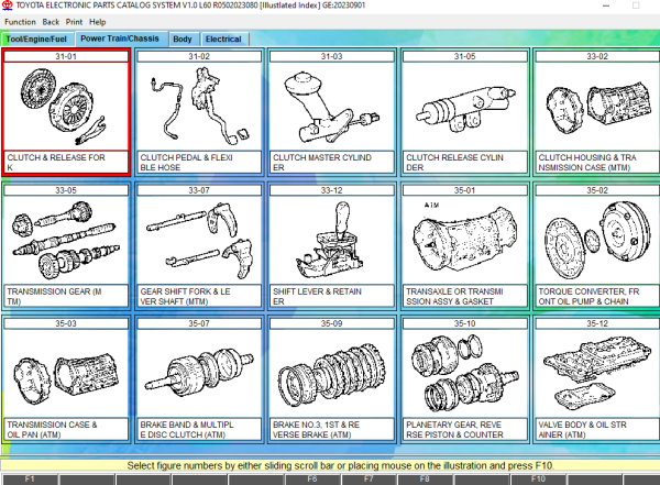 Toyota Lexus EPC 09.2023 ALL REGIONS Spare Parts Catalog 9