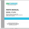 Unicarriers Forklift 1F1UPU Parts Manual