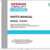 Unicarriers Forklift 1F2UPU Parts Manual