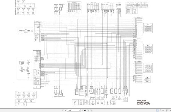 Unicarriers Forklift 1F4 Electrical Schematic