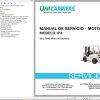Unicarriers Forklift 1F4 Service Manual ES