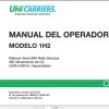 Unicarriers Forklift 1H2 Operators Manual 0M2UC 1H200 SP ES