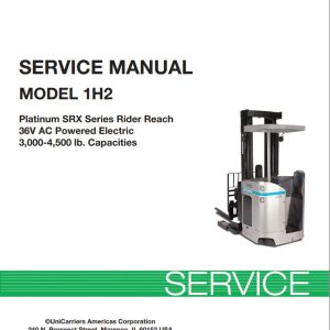 Unicarriers Forklift 1H2 Service Manual SM2UC 1H200