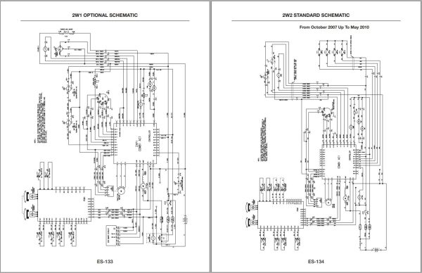 Unicarriers Forklift 2W1 2W2 Service Manual SM3UC 2W120 1