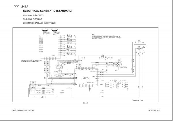 Unicarriers Forklift 2W4 Parts Manual CF850 UBOOK 1
