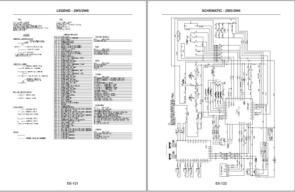 Unicarriers Forklift 2W5 2W6 Service Manual SM3UC 2W560 1