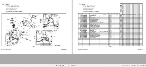 Unicarriers Forklift 2W7 Parts Manual PM3UC 2W7WL 1