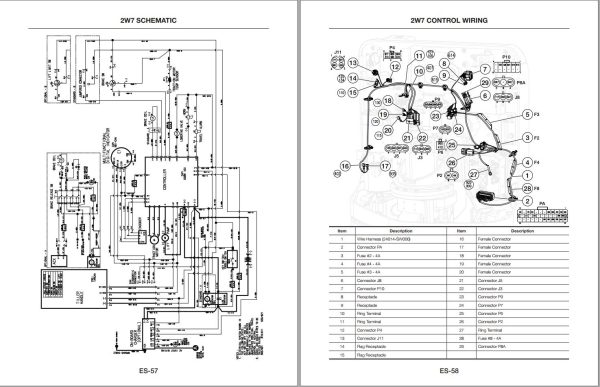 Unicarriers Forklift 2W7 Service Manual SM3UC 2W700 1