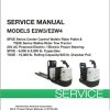 Unicarriers Forklift E2W3 E2W4 Service Manual 997SE 33100
