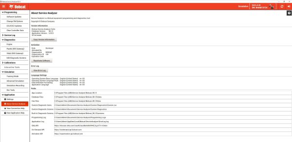 Bobcat Service Analyzer 90.13 02.2023 Diagnostic Software 8
