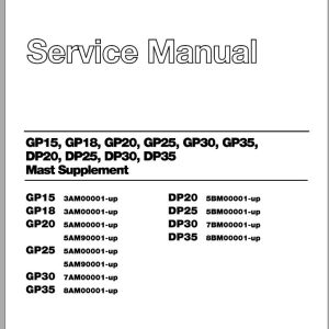 Caterpillar Forklift 8.37 GB peration Maintenance Manual Service Manuals 5