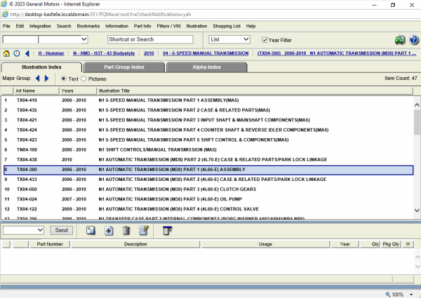 General Motors GMHA Holden Australia EPC 12.2014 Spare Parts Catalogue 3