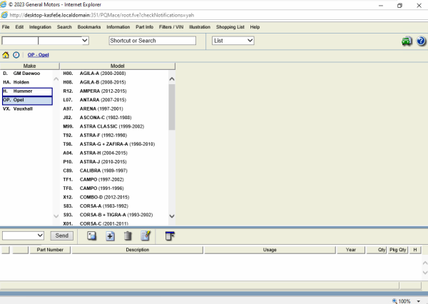General Motors GMHA Holden Australia EPC 12.2014 Spare Parts Catalogue 4