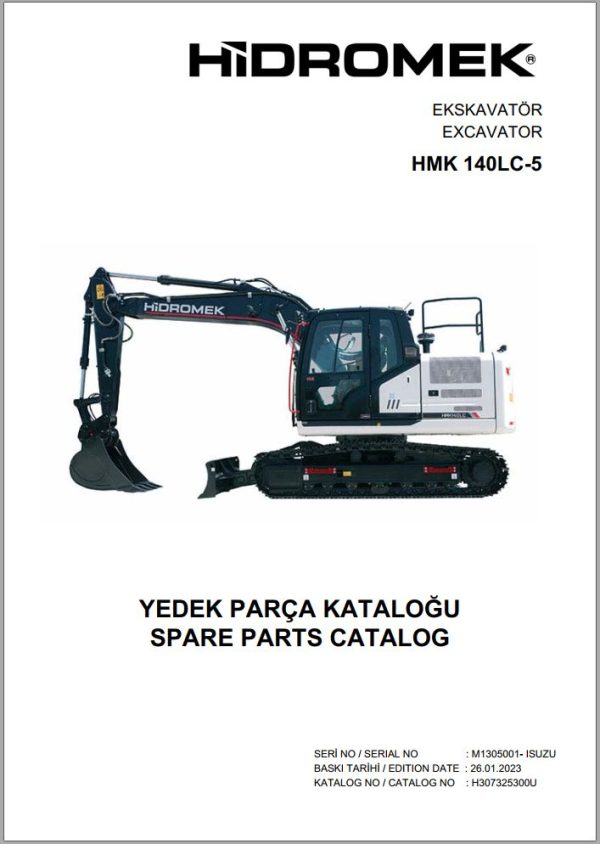 Hidromek Machinery Updated 12.2023 Spare Parts Catalog PDF 1