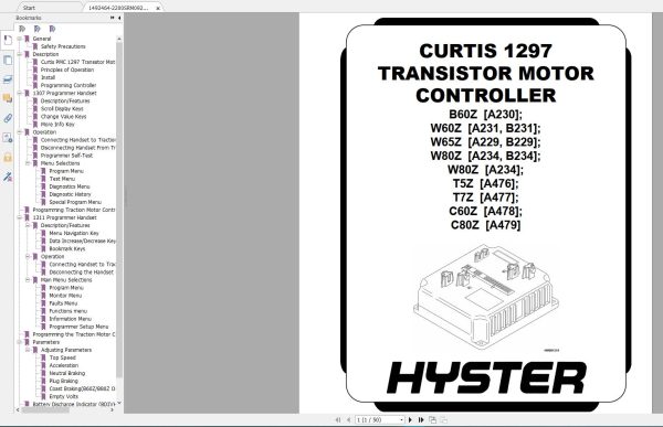 Hyster Forklift Class 3 Updated 12.2023 Electric Motor Hand Trucks Service Repair Manuals 6 2
