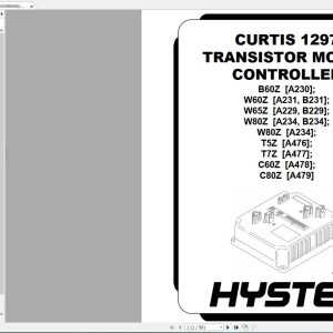 Hyster Forklift Class 3 Updated 12.2023 Electric Motor Hand Trucks Service Repair Manuals 6