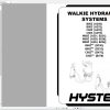 Hyster Forklift Class 3 Updated 12.2023 Electric Motor Hand Trucks Service Repair Manuals 7