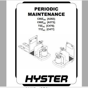 Hyster Forklift Class 3 Updated 12.2023 Electric Motor Hand Trucks Service Repair Manuals 8