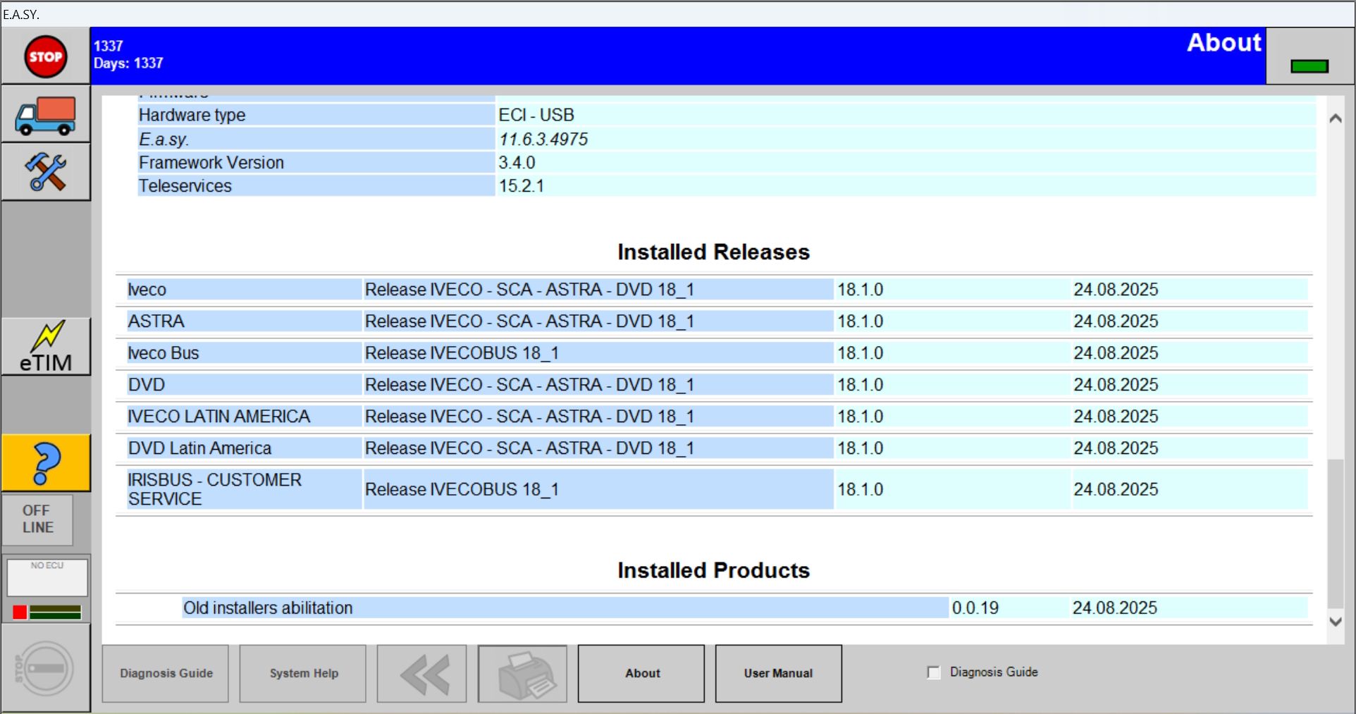 IVECO EASY 18.1 Astra Bus Diagnostic Program 2