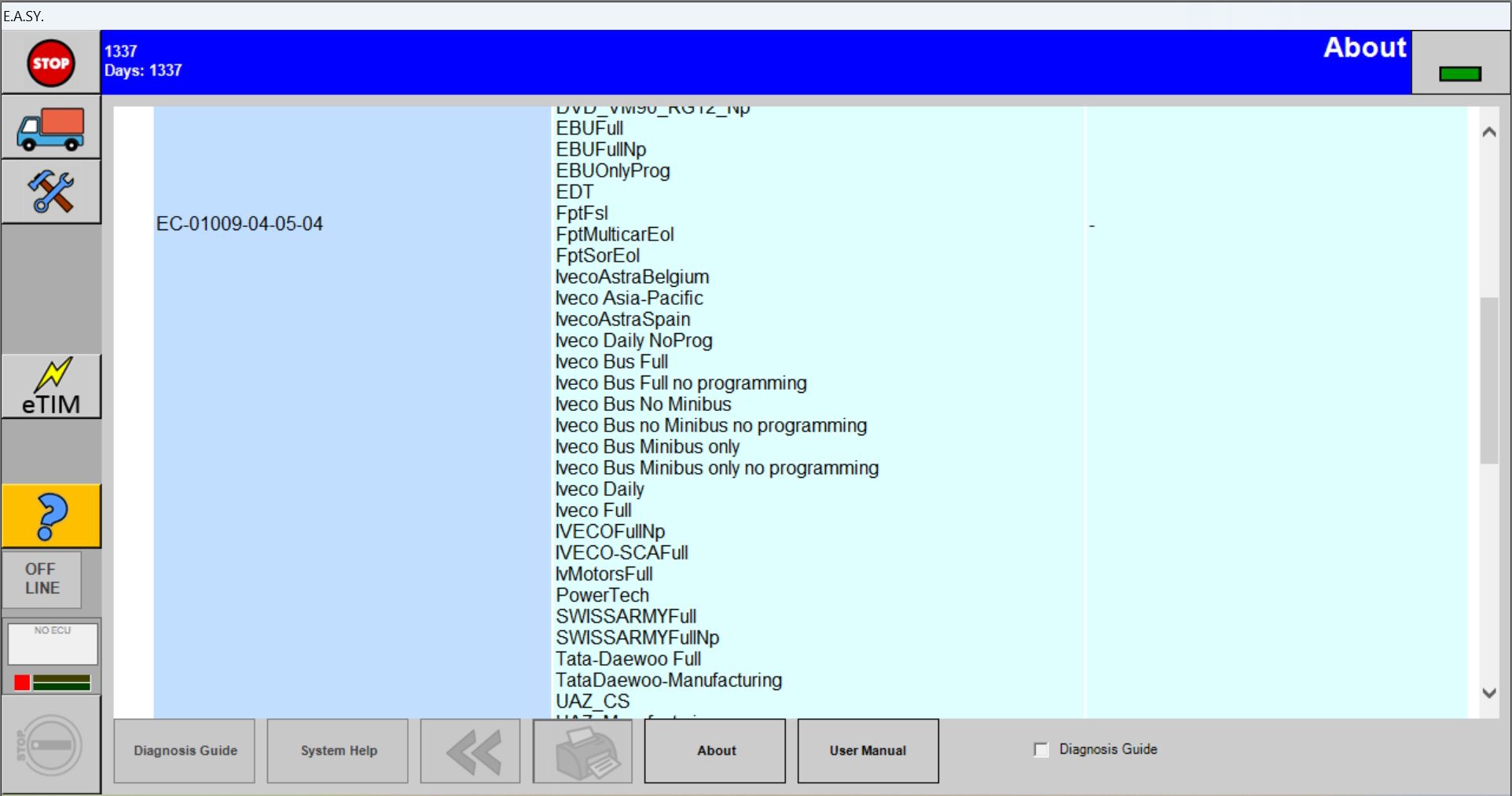IVECO EASY 18.1 Astra Bus Diagnostic Program 4