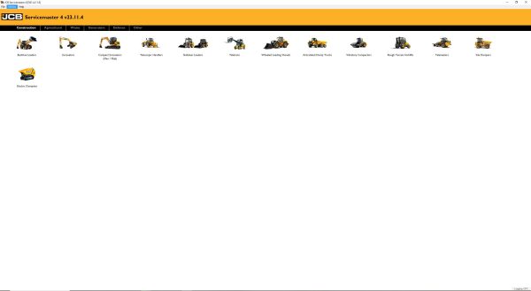 JCB ServiceMaster4 01.2024 V23.11.4 Diagnostic Software 1