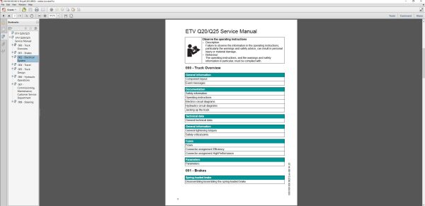 JUNGHEINRICH JETI ForkLift SH v4.37.03 EN3 10.2023 Service Information 6