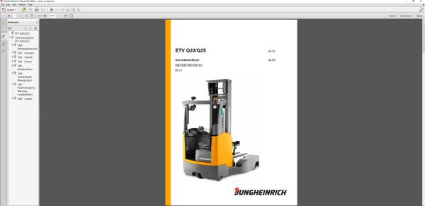 JUNGHEINRICH JETI SH v4.37.03 DE03 11.2023 Service Information 5