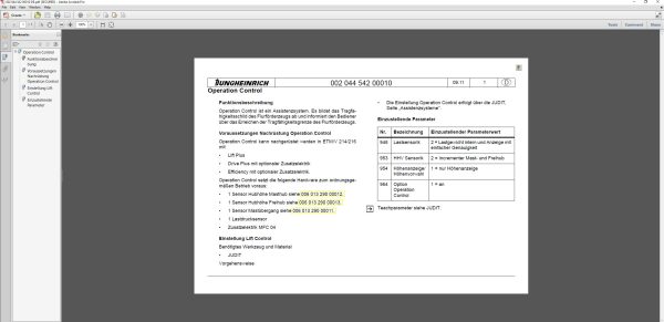 JUNGHEINRICH JETI SH v4.37.03 DE03 11.2023 Service Information 6