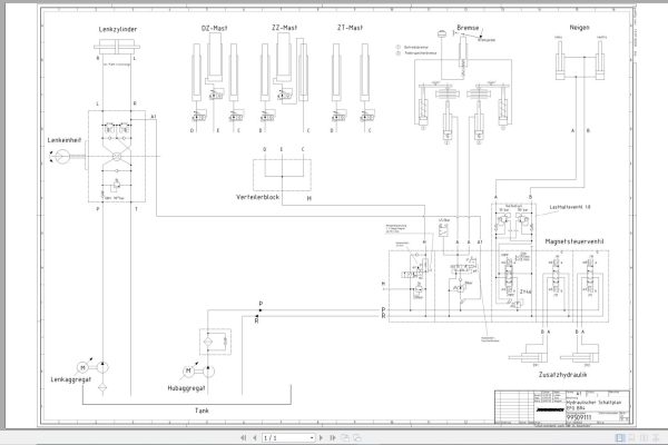 Jungheinrich Forklift 1.45 GB Electric Hydraulic Schematic Operation Service Manual 12