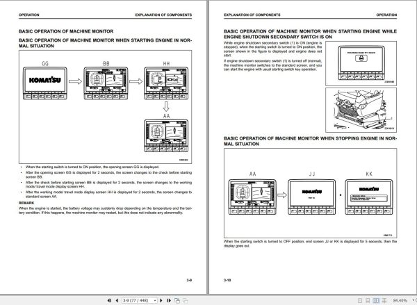Komatsu Excavator PC700LC 11E0 Operation Maintenance Manual UENAM01652 1
