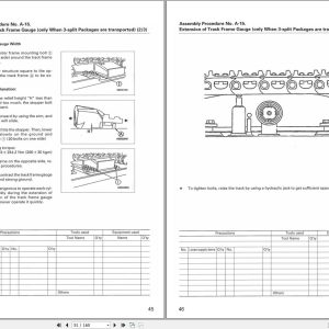Komatsu Excavator PC750 7 to PC800SE 7 Field Assembly Instruction GEN00014 04 1