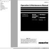 Komatsu Excavator PC750 7 to PC800SE 7 Operation Maintenance Manual TEN00040 05
