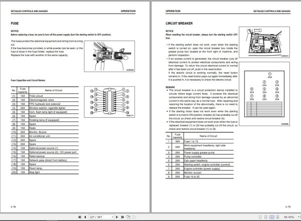 Komatsu Excavator PC750 7 to PC800SE 7 Operation Maintenance Manual TEN00040 05 1