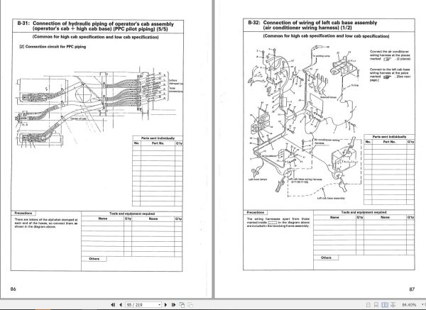 Komatsu Hydraulic Excavator PC1600 1 Field Assembly Instruction SEAW021TA102 1