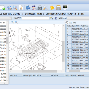 SAIC MOTOR EPC Update 11.2023 Electronic Parts Catalog 6