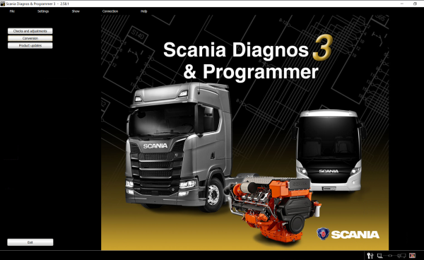 Scania SDP3 V2.58.1 Industrial Engine Remote Installation 1