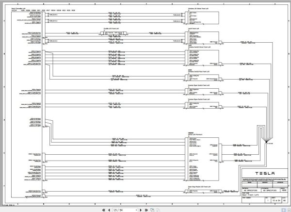 Tesla Model 3 S X Y Electric Circuit Diagram Update 05.2023 4