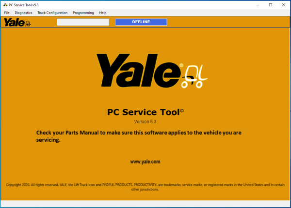 Yale PC Service Tool v5.3 2023 Diagnostic Software 1