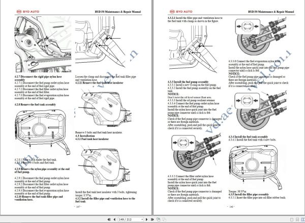 BYD Automotive Wiring Diagram Owners Maintenance Repair Manual 1