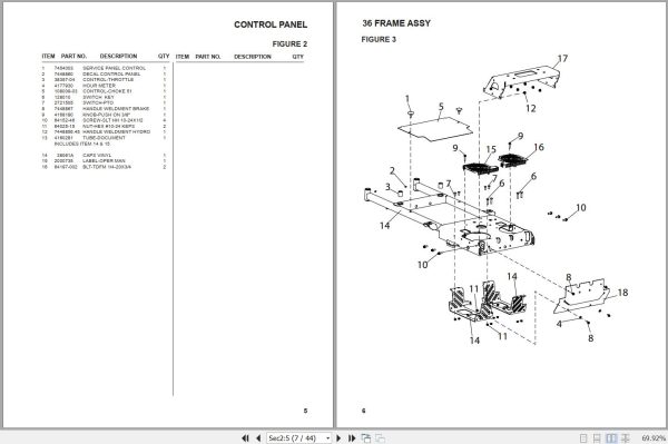 Bobcat Mower WB7000 Parts Manual 7461589EnUS 2