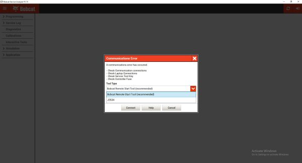 Bobcat Service Analyzer v91.15 09.2023 Diagnostic Software 1
