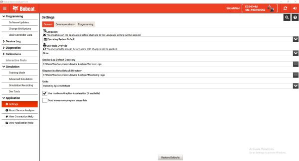 Bobcat Service Analyzer v91.15 09.2023 Diagnostic Software 8