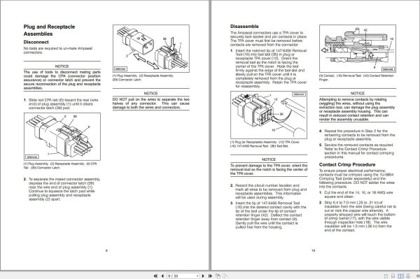 CAT AmpSeal Connector Operating Manual 1