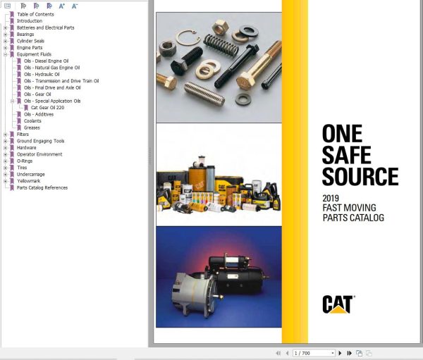 CAT Fast Moving Parts Catalogue 2019