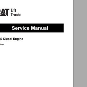 CAT Lift Truck DP25 MC Service Manual