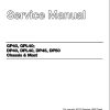 CAT Lift Truck DP40 Service Manual