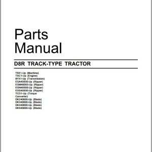 CAT Track Type Tractor D8R Parts Manual SEBP6188 02 1