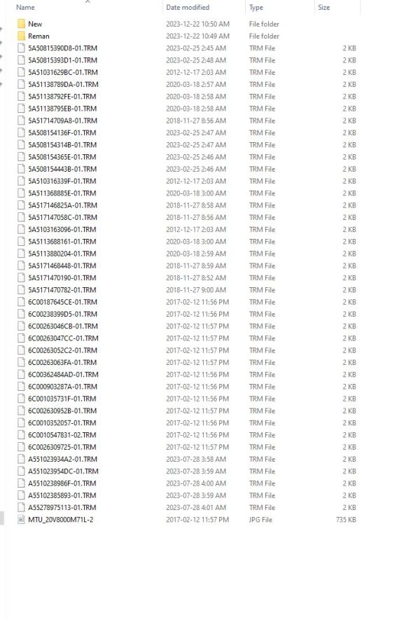Caterpillar Trim Files 53699 Files Collection 2