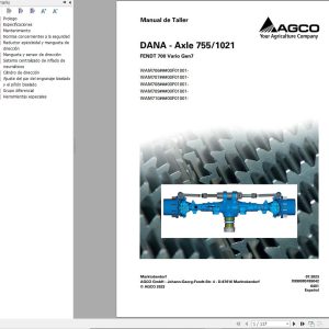 Dana Axle 755 1021 Fendt 700 Vario Gen7 Workshop Manual 6401 ES